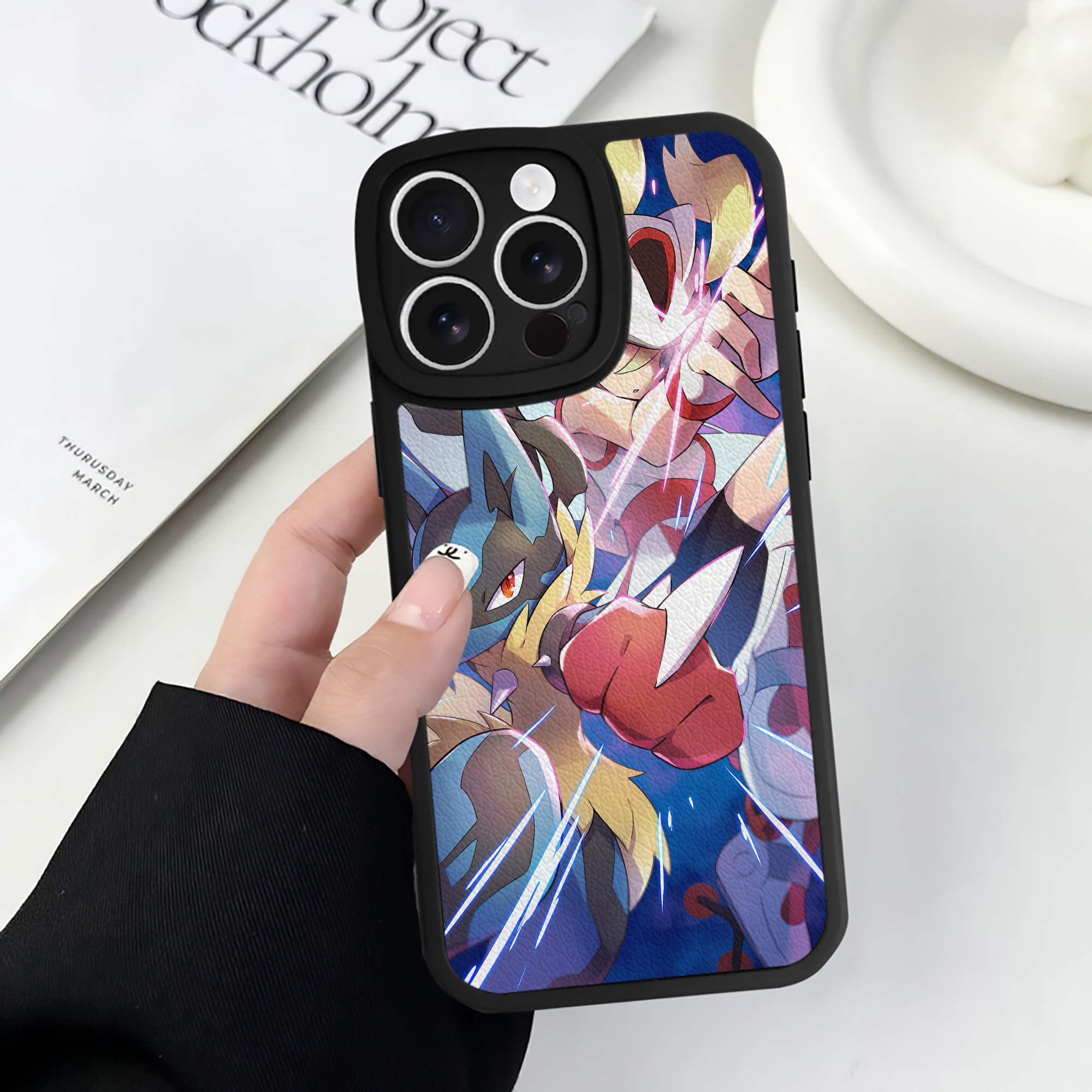 （画像用） ポケットモンスター Pokémon 【iPhone 16シリーズ対応】シリコンスマホケース（レザー調） 材質：シリコン